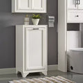 Tara Linen Hamper Decorative Wall Cabinet White - Crosley