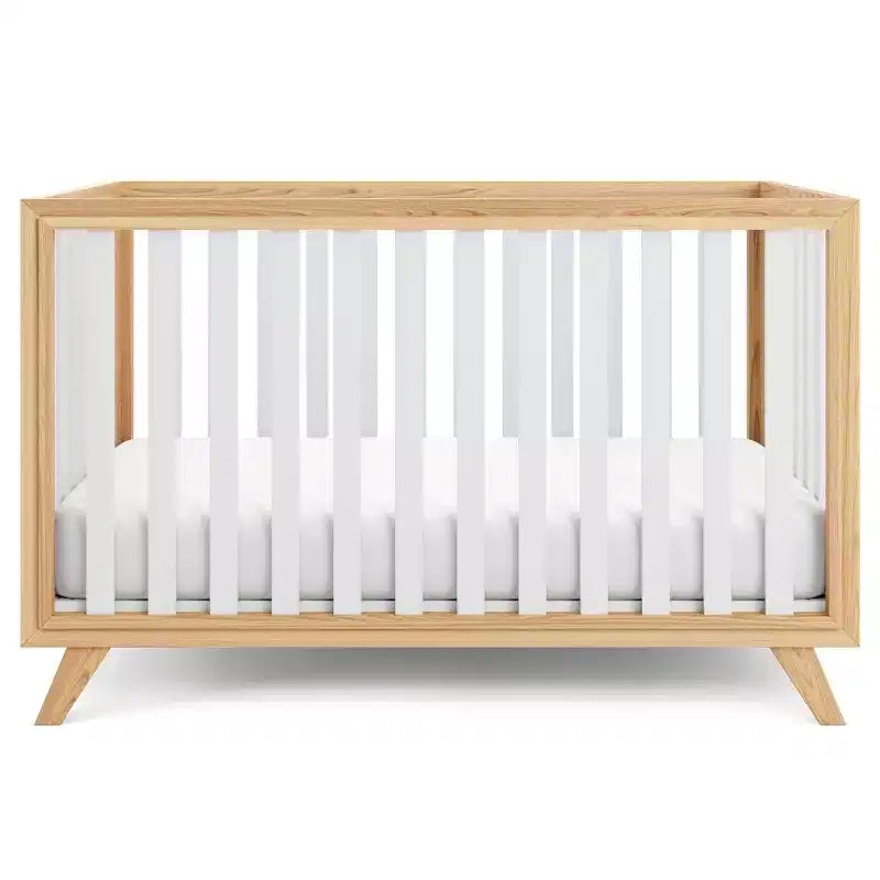 Comfy Cubs Baby Crib for 0 to 3 Years - Adjustable Mattress Height - 80 lbs Capacity Nursery Bed