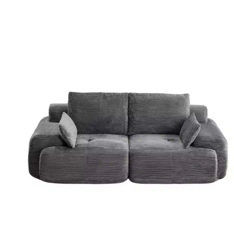 GDFStudio Steinaker Modern 84.25W Corduroy Upholstered Loveseat Sofa