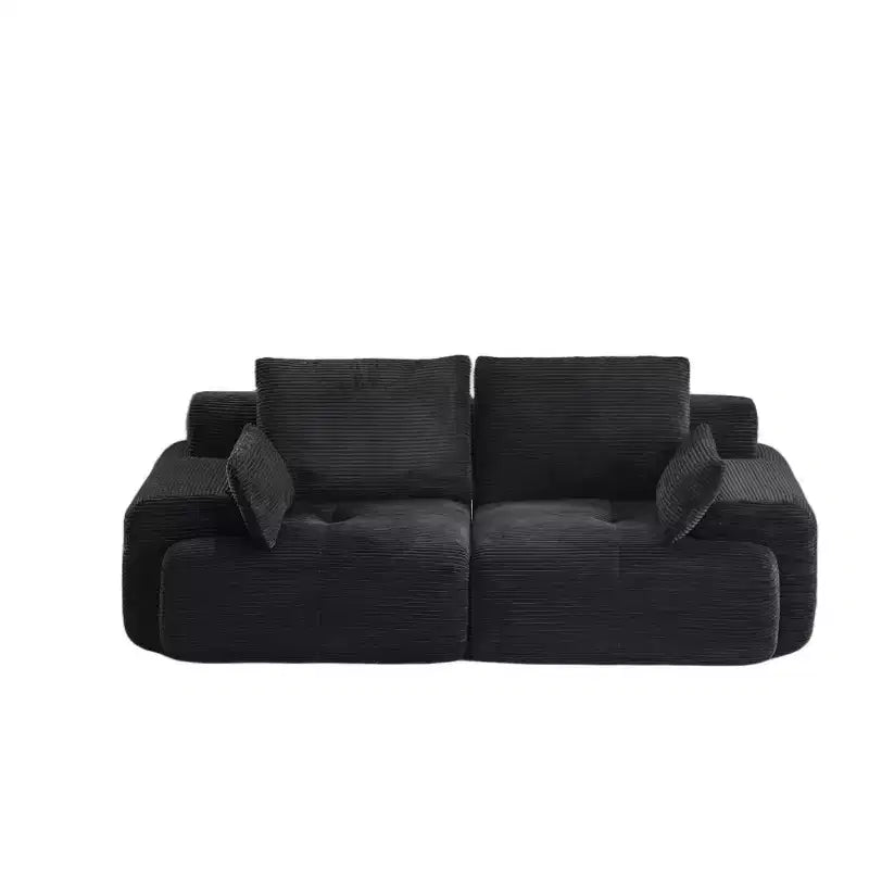 GDFStudio Steinaker Modern 84.25W Corduroy Upholstered Loveseat Sofa