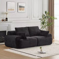 GDFStudio Steinaker Modern 84.25W Corduroy Upholstered Loveseat Sofa