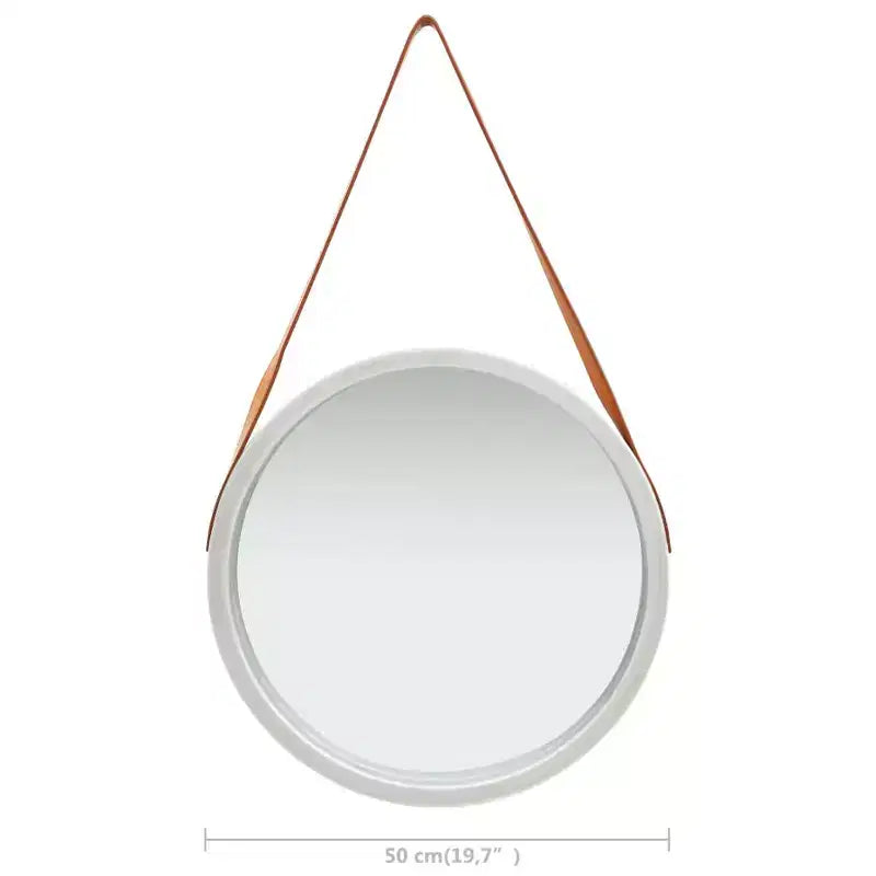 Wall Mirror Silver, Brown